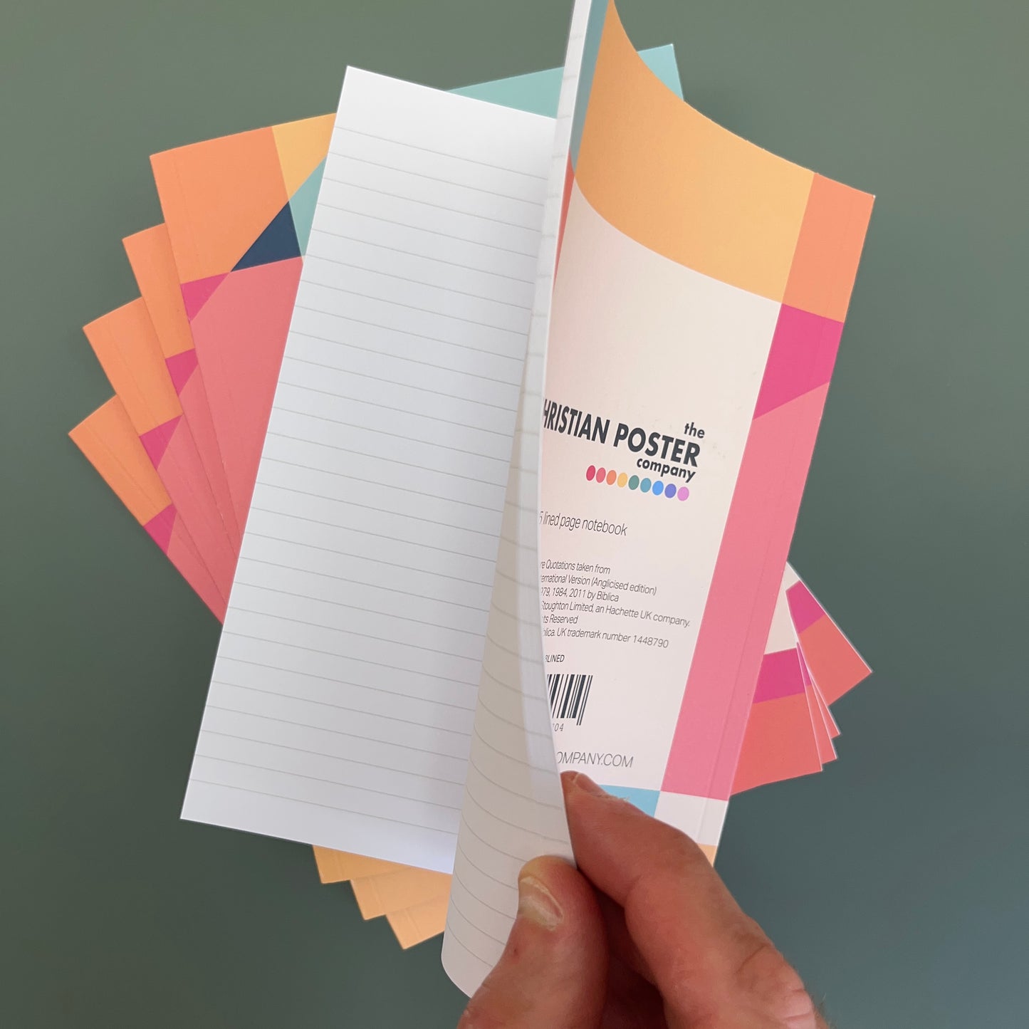Romans 8 verse 38 notebook. All things work for good. A5 soft cover. Lined pages.