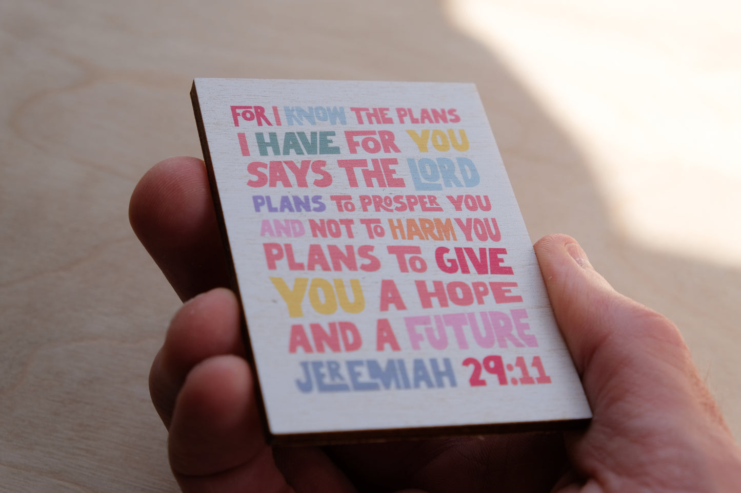 Jeremiah 29 bible verse magnet