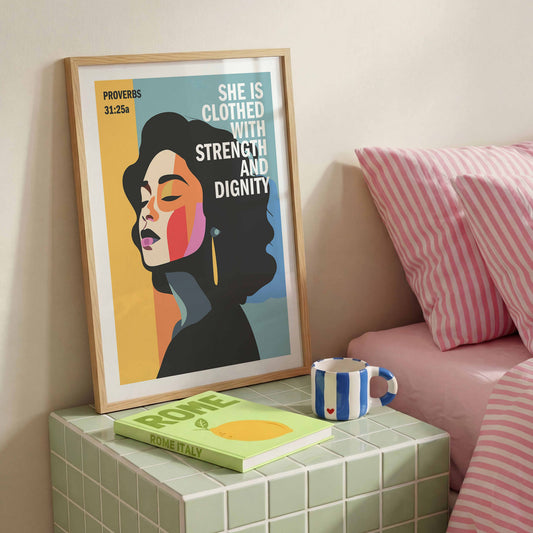 Proverbs 31 poster. A3. (Surplus stock)