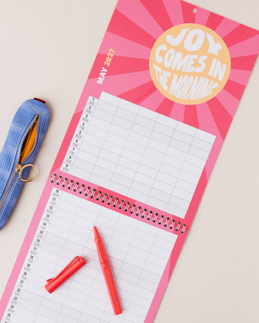 2027 six-column Christian family planner calendar