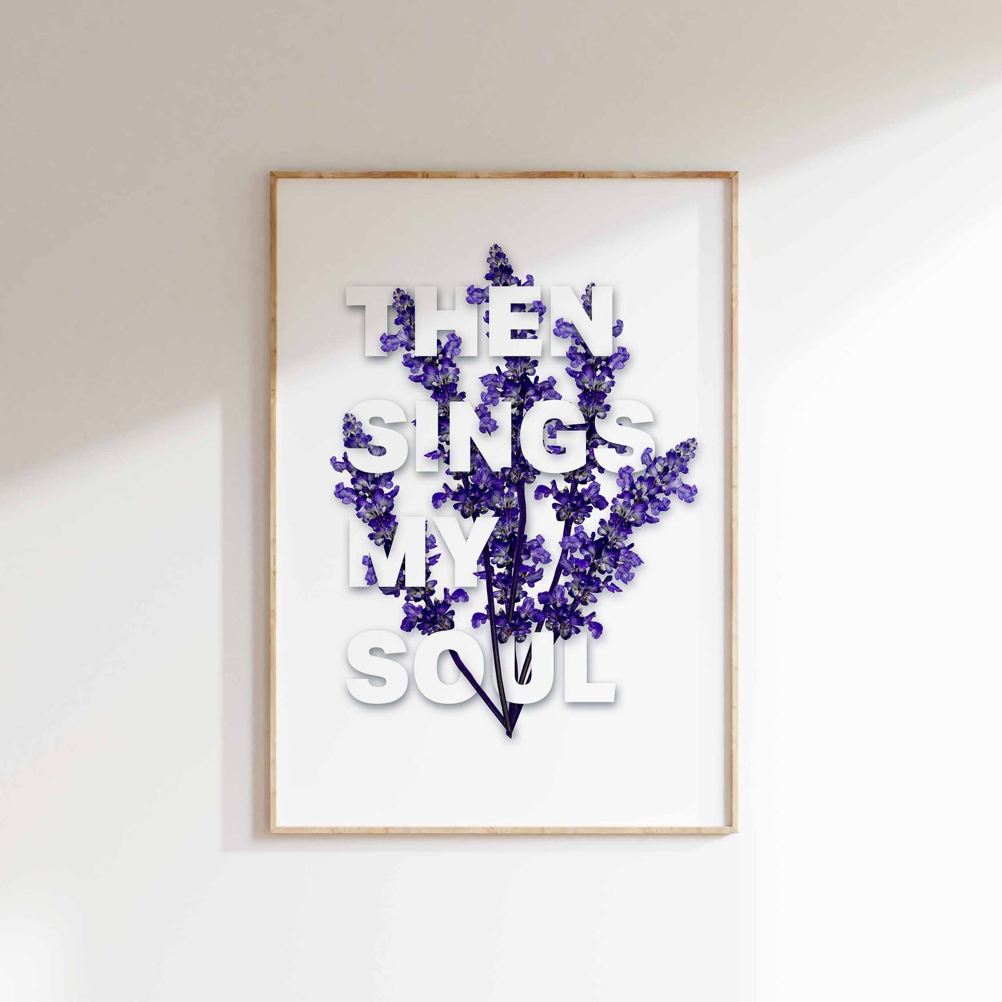 Then sings my soul poster. A3. (end of line)