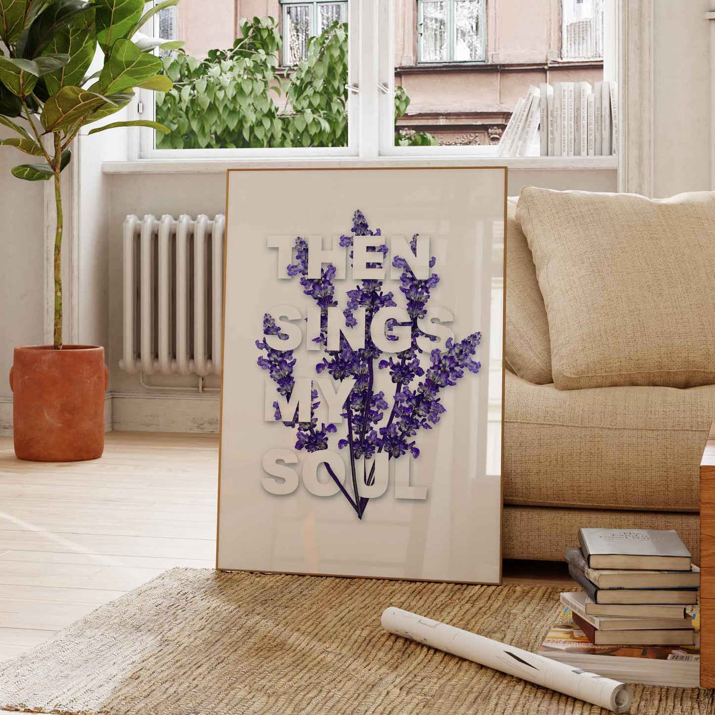 Then sings my soul, Christian poster, Inspired by the hymn 'How great thou art'.