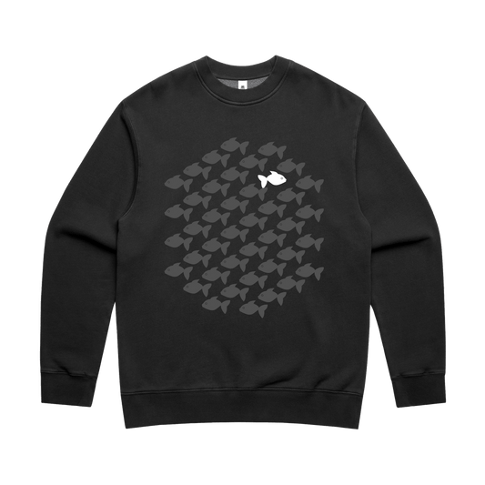 Do not conform. Unisex sweater. Faded black - The Christian Poster Company