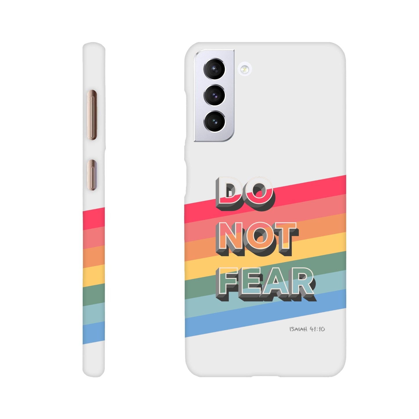 Do not fear. Isaiah 41 verse 10. Christian phone case. - The Christian Poster Company