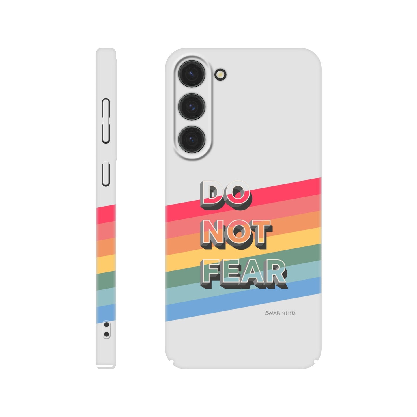 Do not fear. Isaiah 41 verse 10. Christian phone case. - The Christian Poster Company
