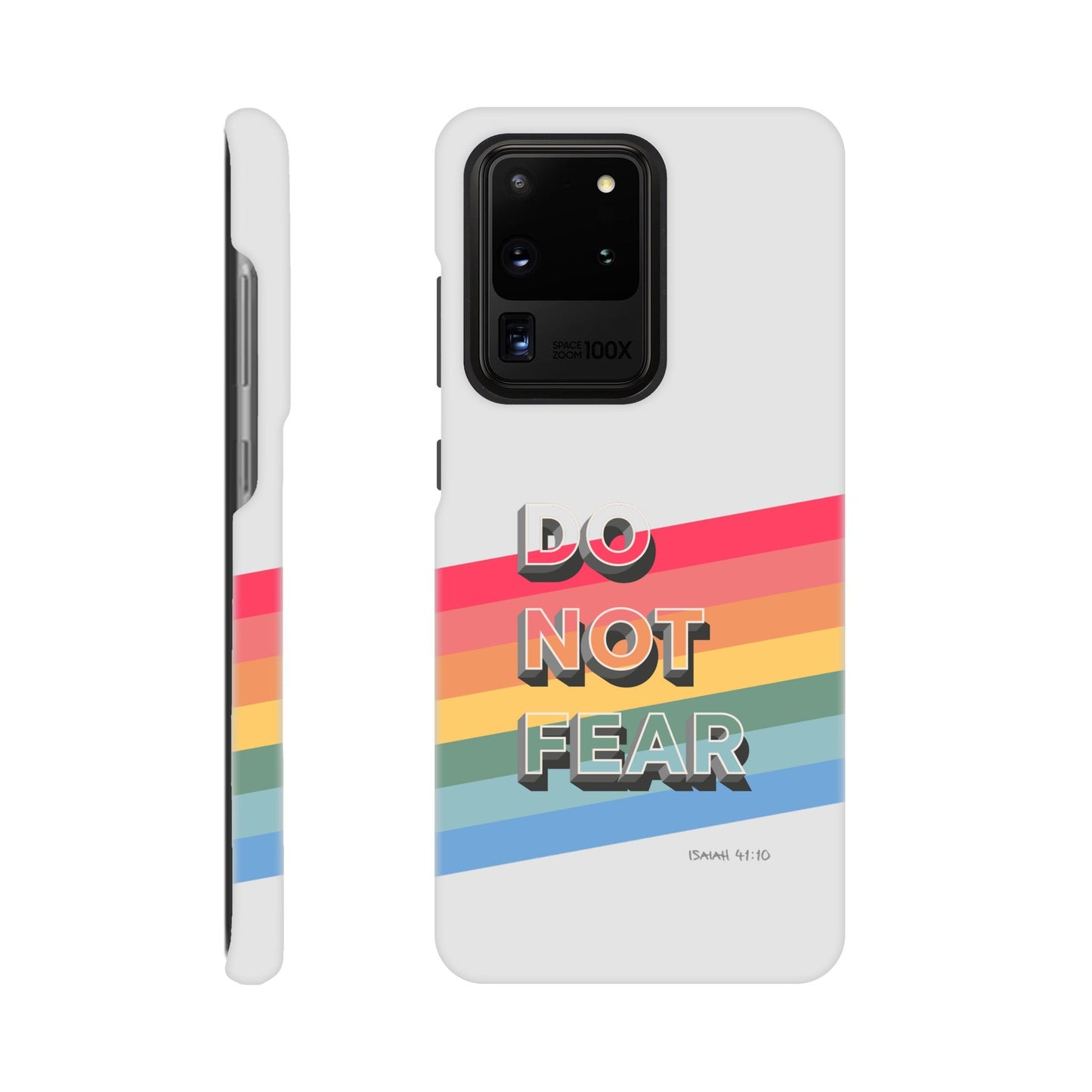 Do not fear. Isaiah 41 verse 10. Christian phone case. - The Christian Poster Company
