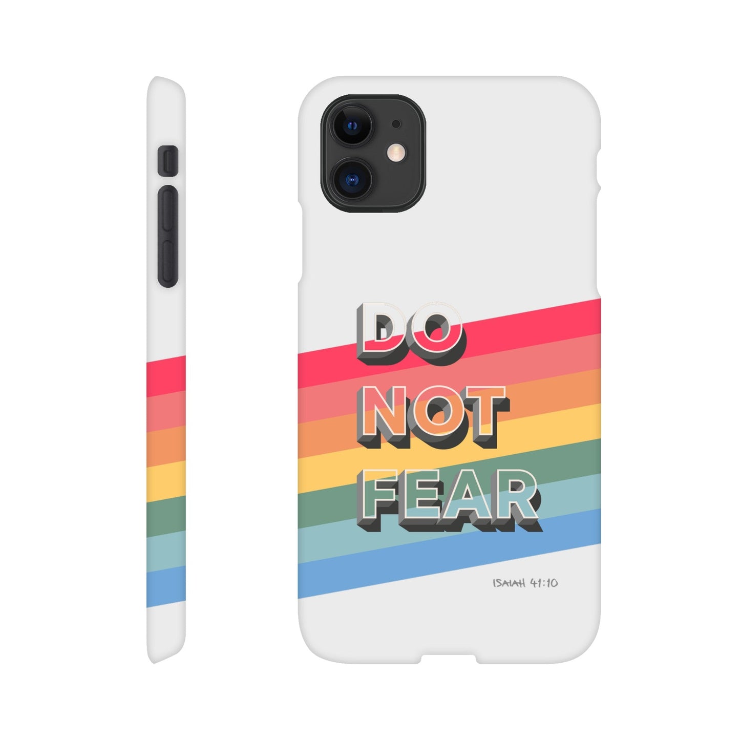 Do not fear. Isaiah 41 verse 10. Christian phone case. - The Christian Poster Company