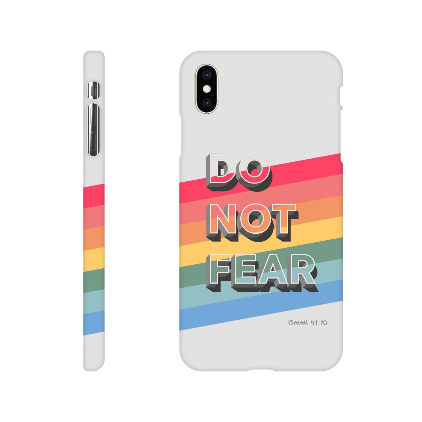 Do not fear. Isaiah 41 verse 10. Christian phone case. - The Christian Poster Company