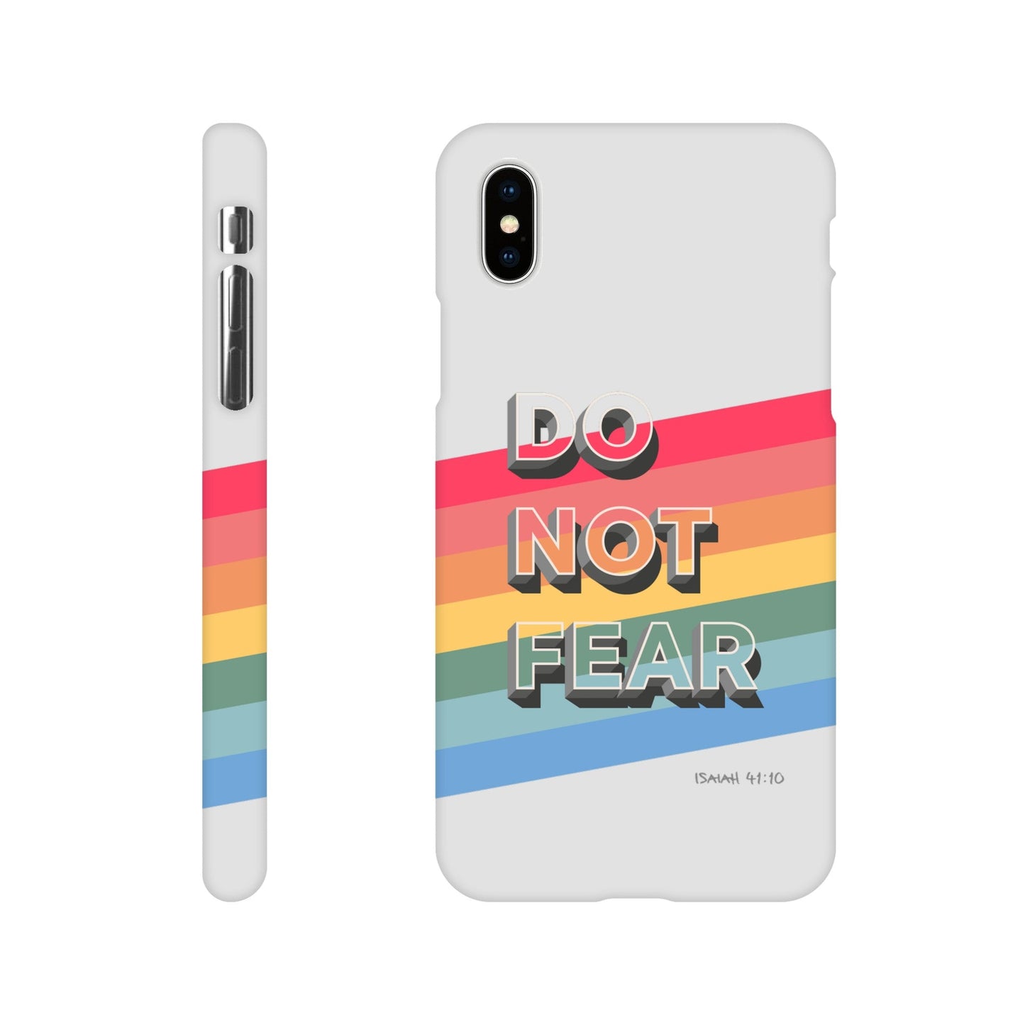 Do not fear. Isaiah 41 verse 10. Christian phone case. - The Christian Poster Company