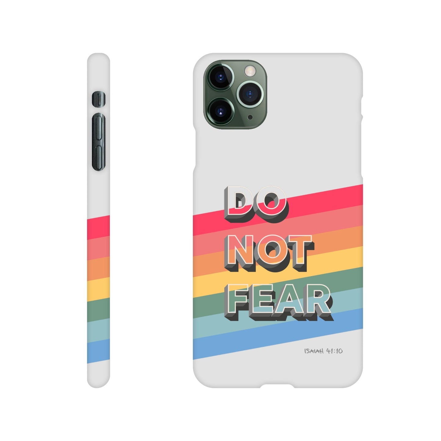 Do not fear. Isaiah 41 verse 10. Christian phone case. - The Christian Poster Company