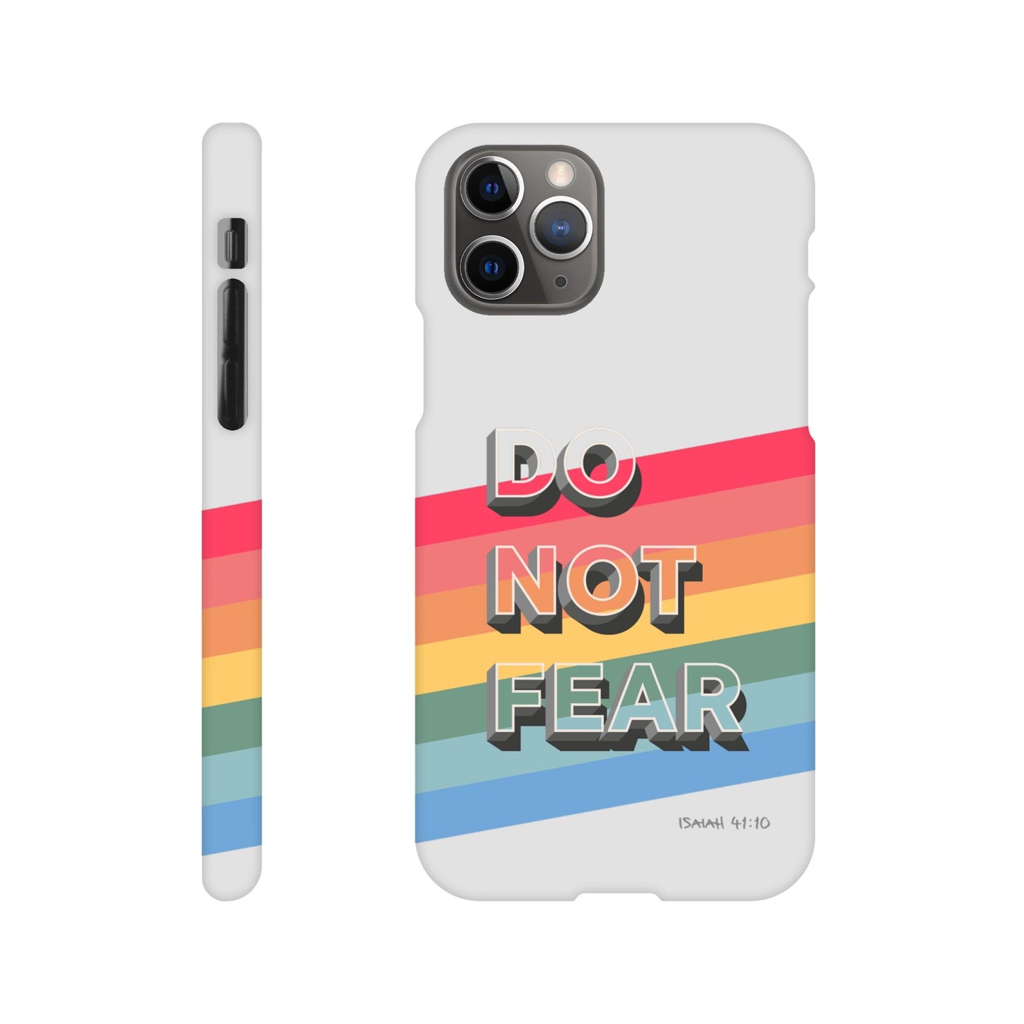 Do not fear. Isaiah 41 verse 10. Christian phone case. - The Christian Poster Company