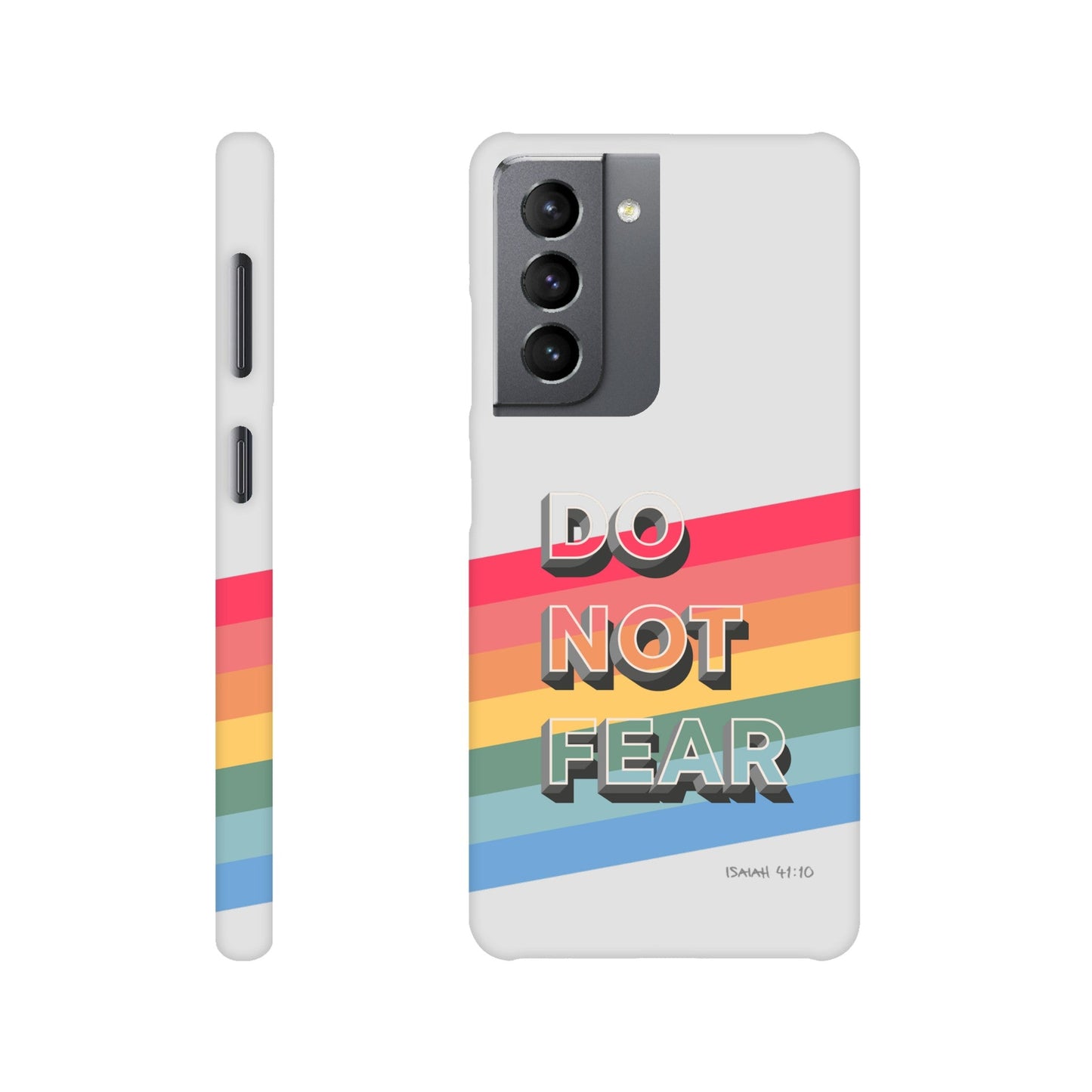 Do not fear. Isaiah 41 verse 10. Christian phone case. - The Christian Poster Company