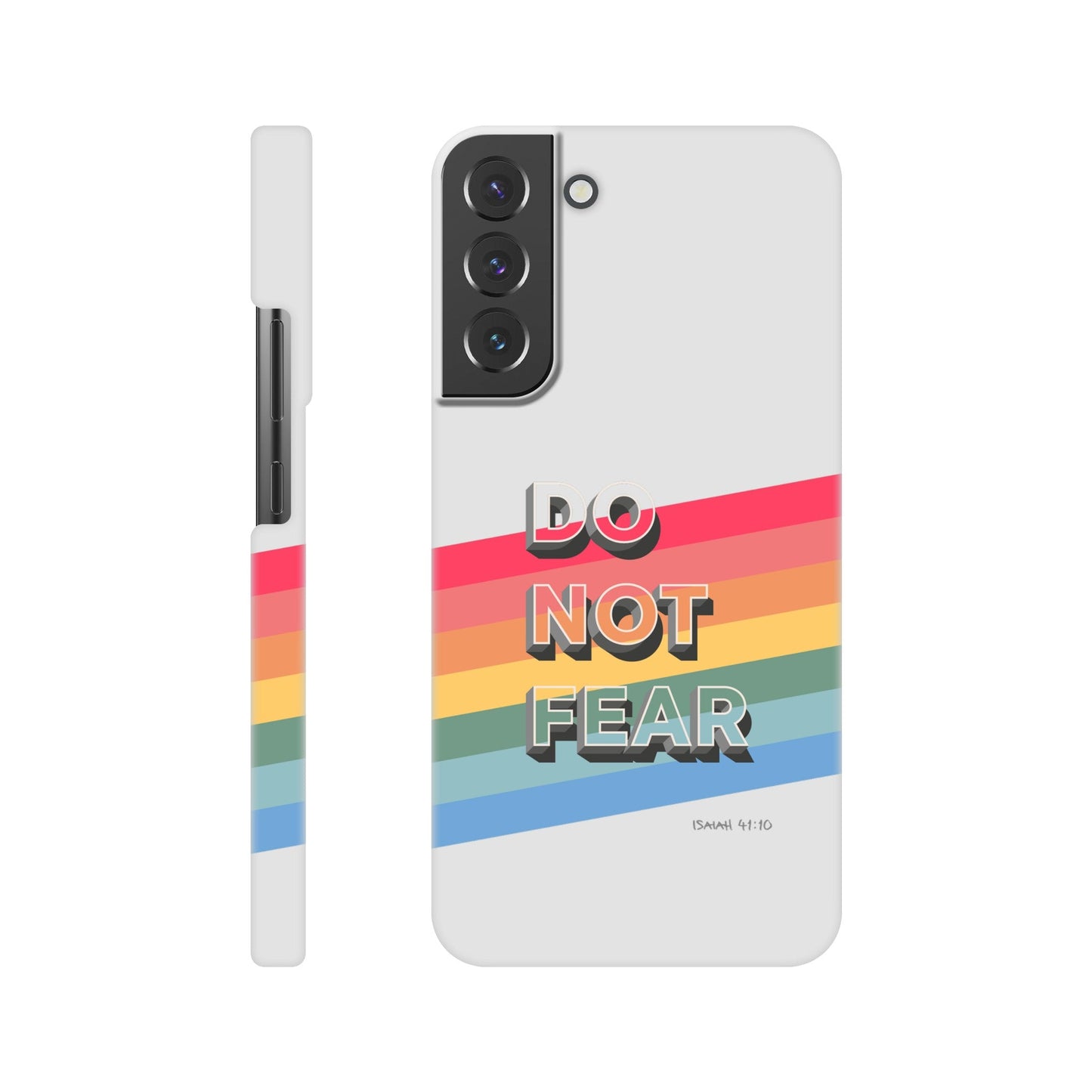 Do not fear. Isaiah 41 verse 10. Christian phone case. - The Christian Poster Company