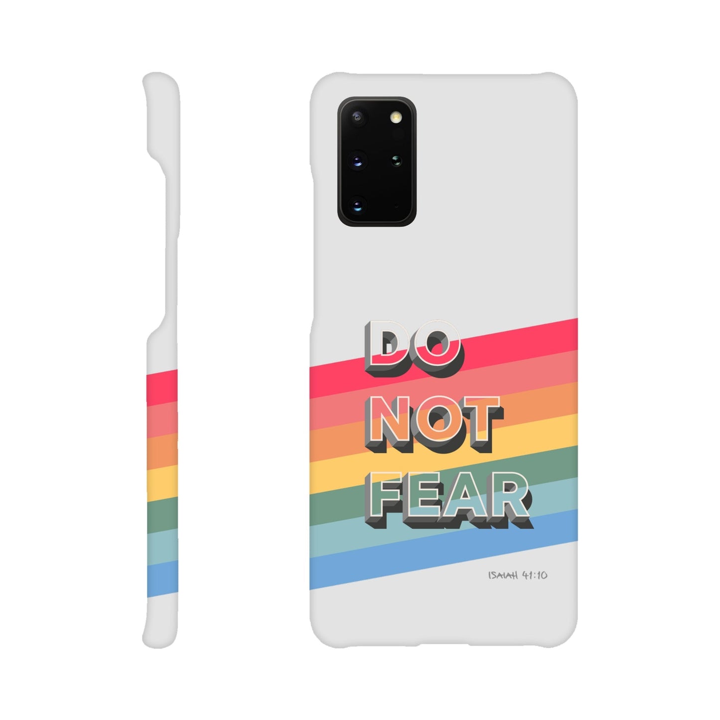 Do not fear. Isaiah 41 verse 10. Christian phone case. - The Christian Poster Company