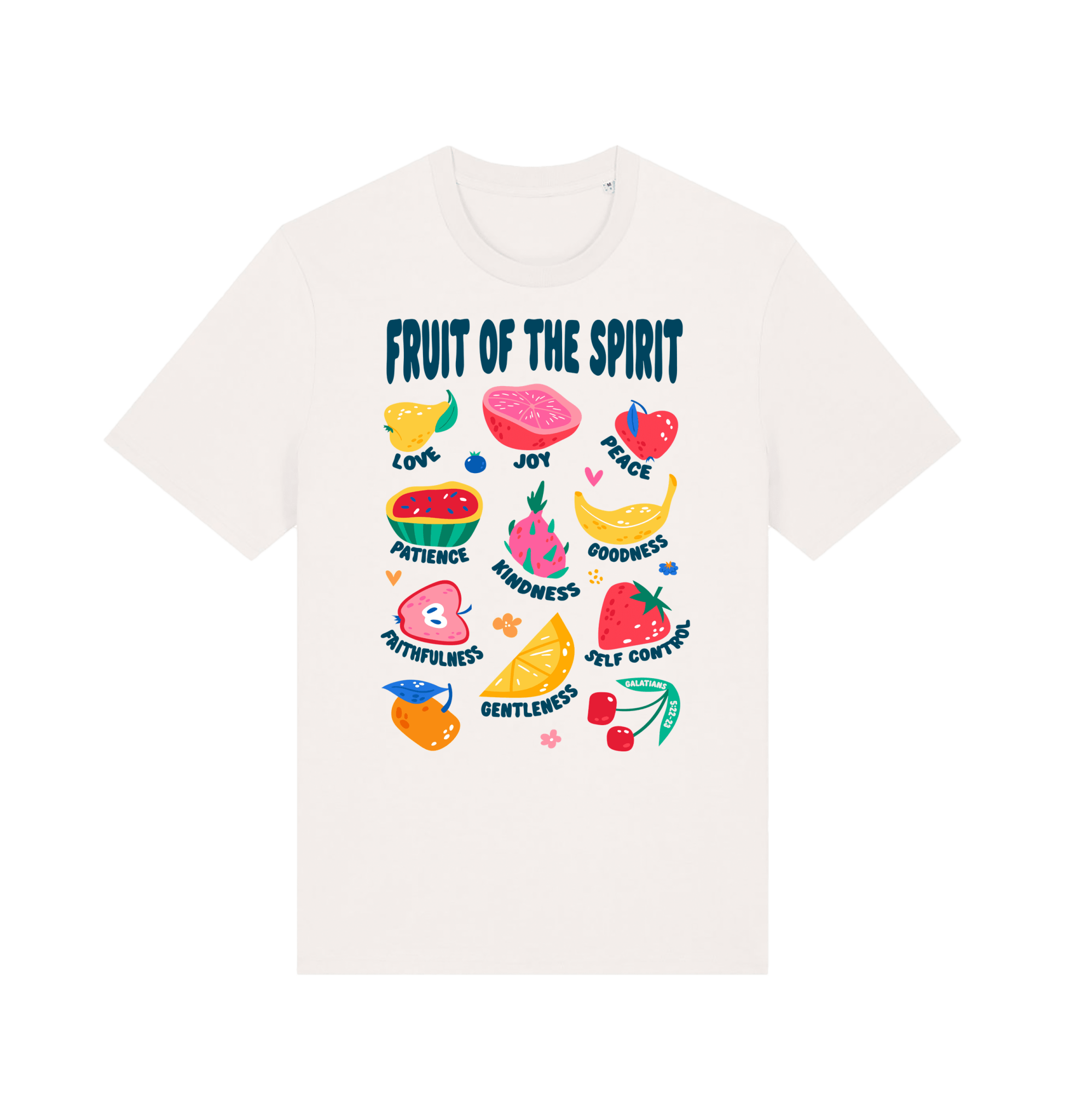 Fruit of the Spirit t shirt. Unisex style. - The Christian Poster Company