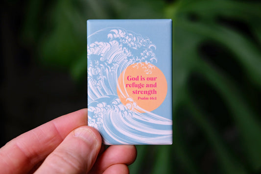 God is our refuge magnet - The Christian Poster Company