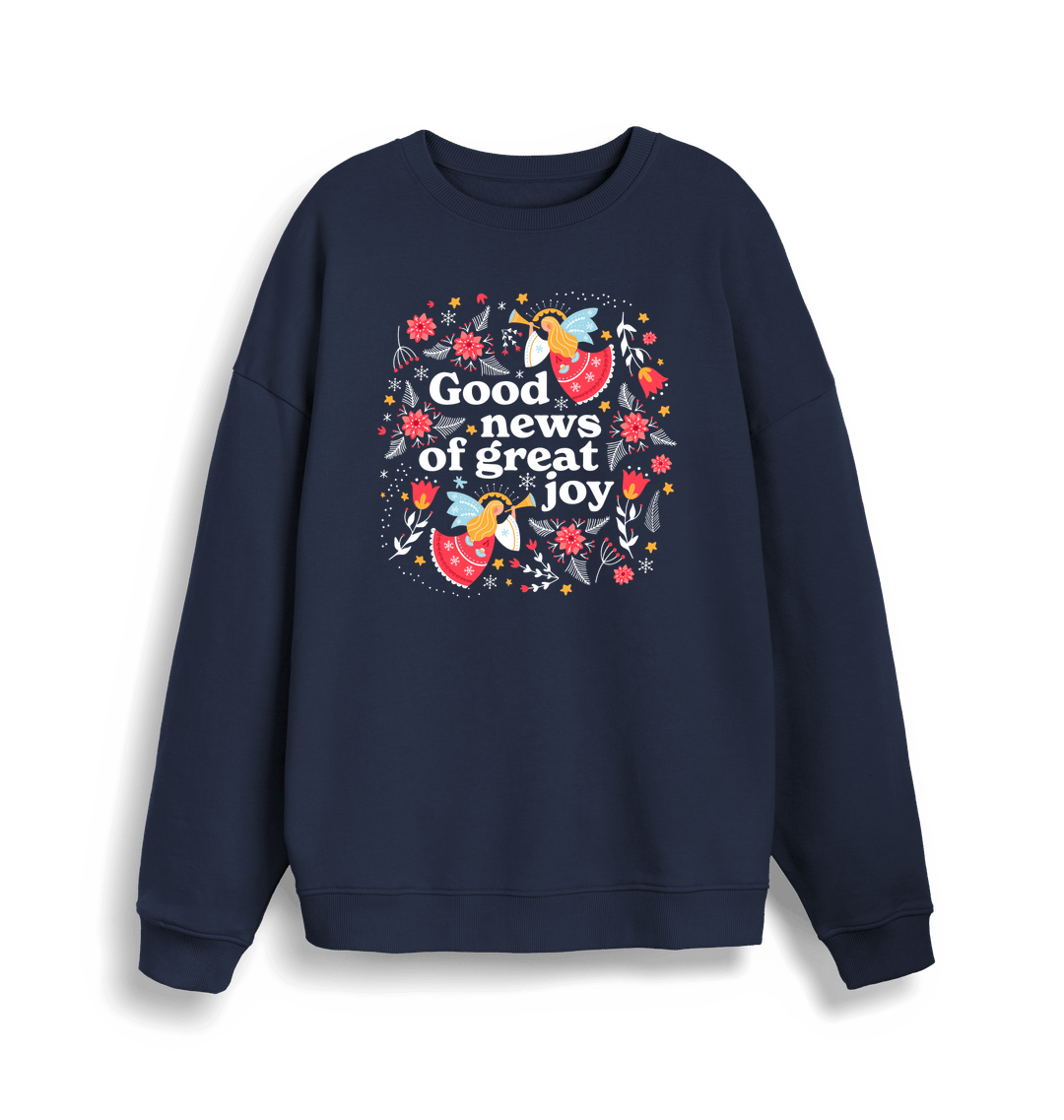 Good news of great joy. Christmas jumper. - The Christian Poster Company