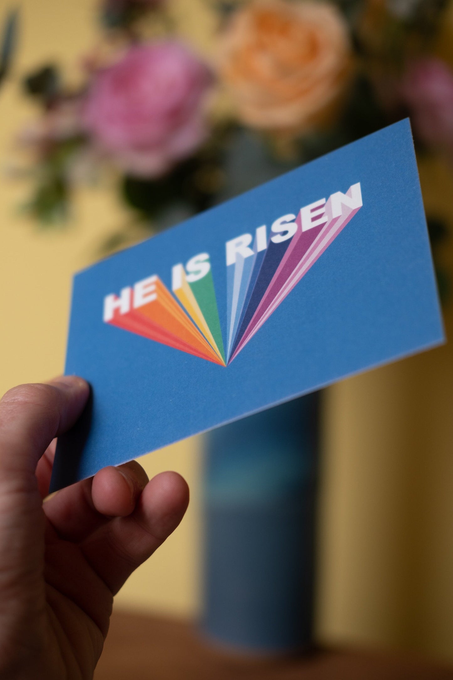 Easter postcards. 'He is Risen'. Optional envelopes.