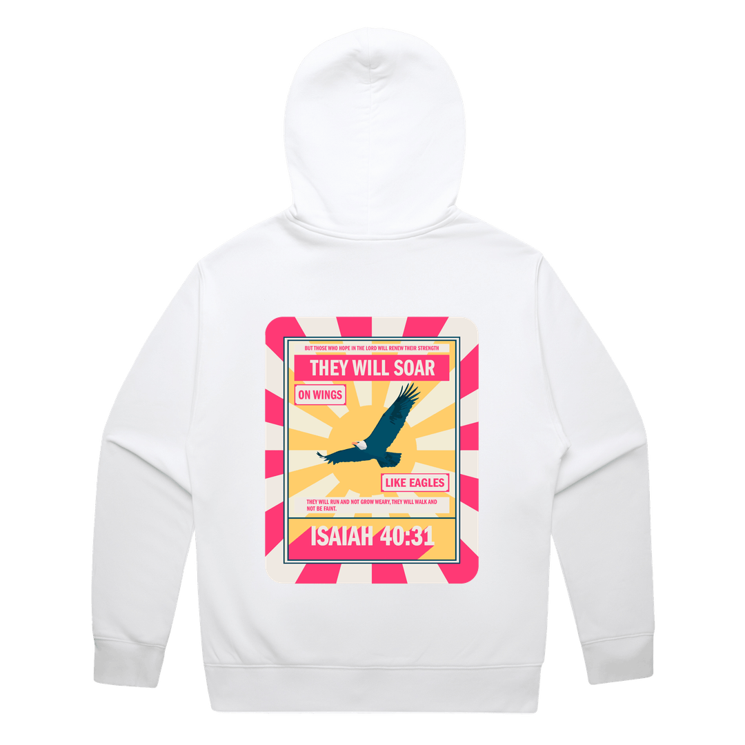 Isaiah 40 hoodie. Back printed. - The Christian Poster Company