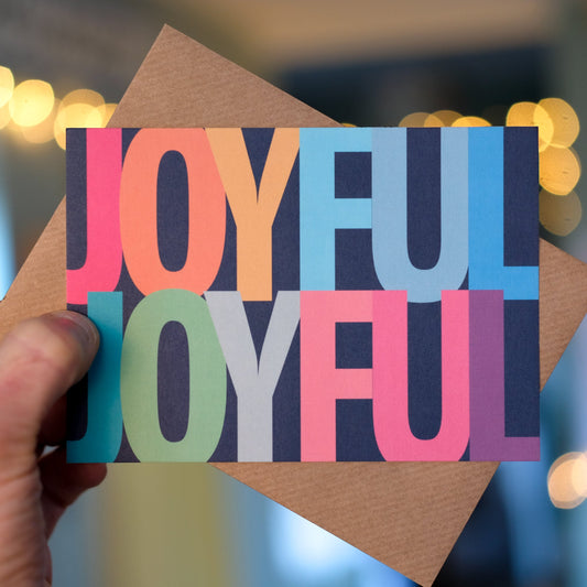 JOYFUL JOYFUL postcards - The Christian Poster Company
