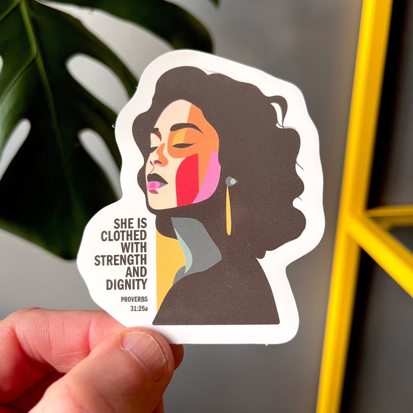 Proverbs 31. Eco - vinyl sticker. - The Christian Poster Company