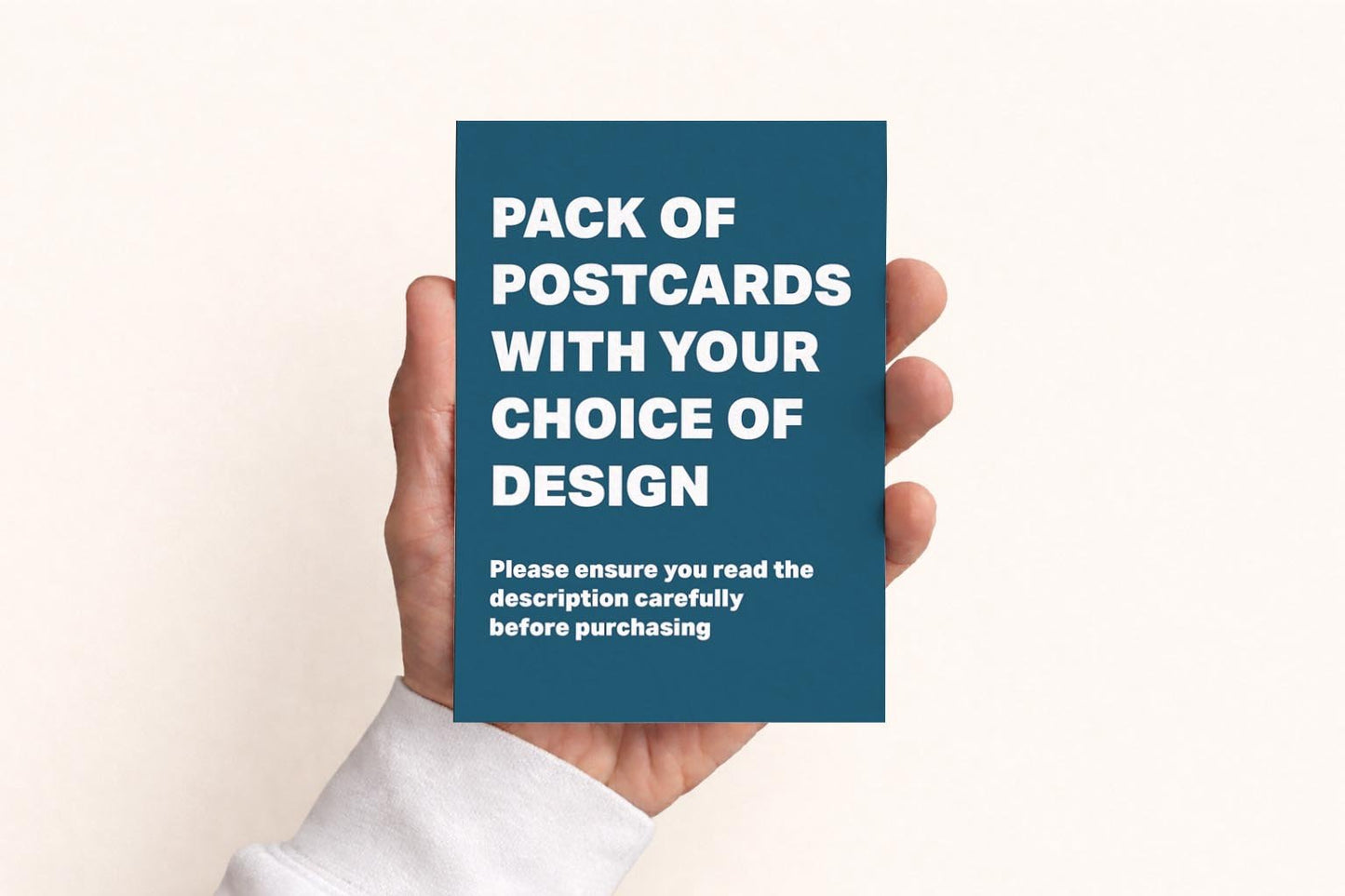 Set of 100+ postcards with your choice of design. PLEASE READ CAREFULLY - The Christian Poster Company