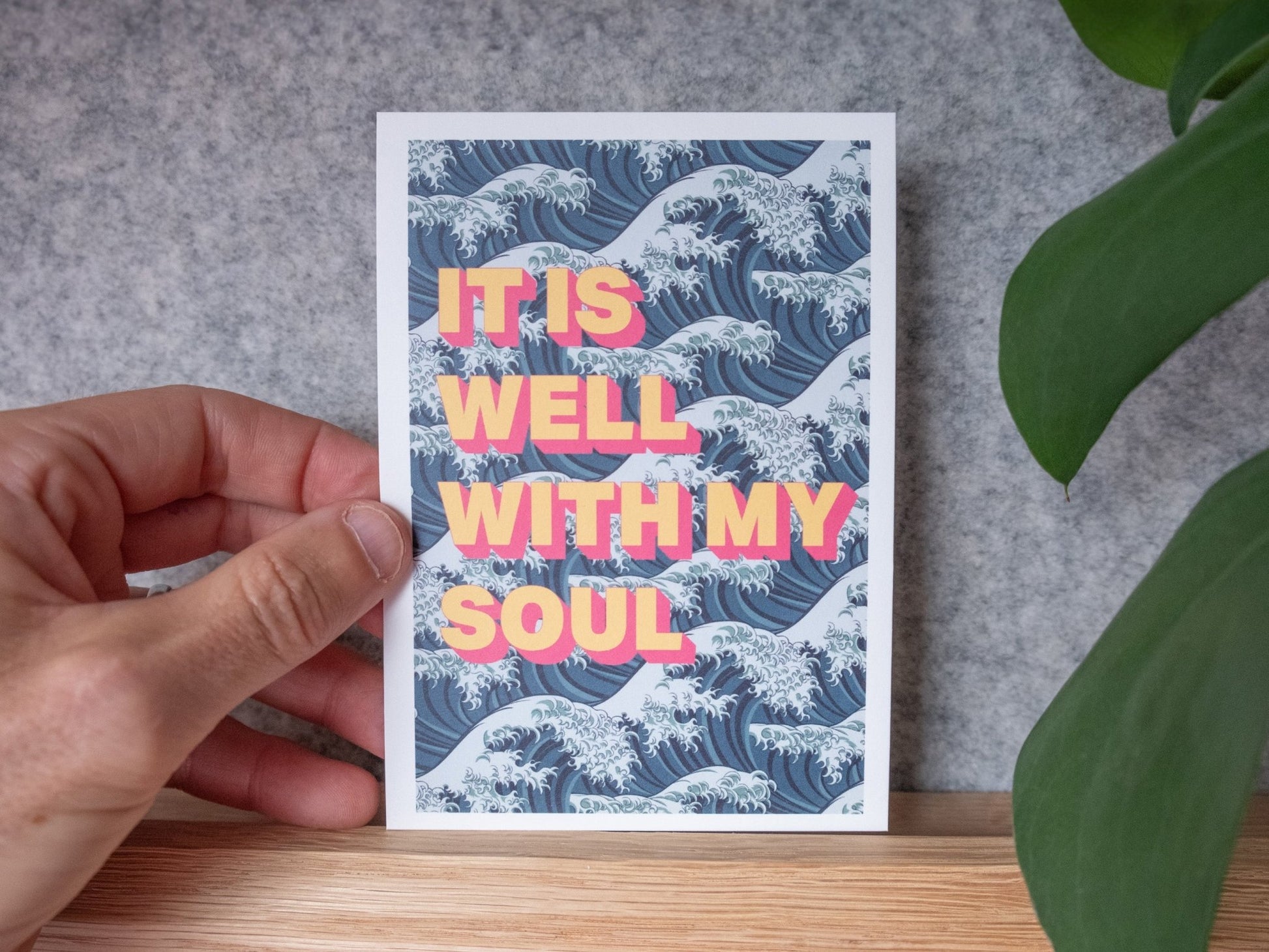 Set of Christian Postcards. 'It is well with my soul." - The Christian Poster Company