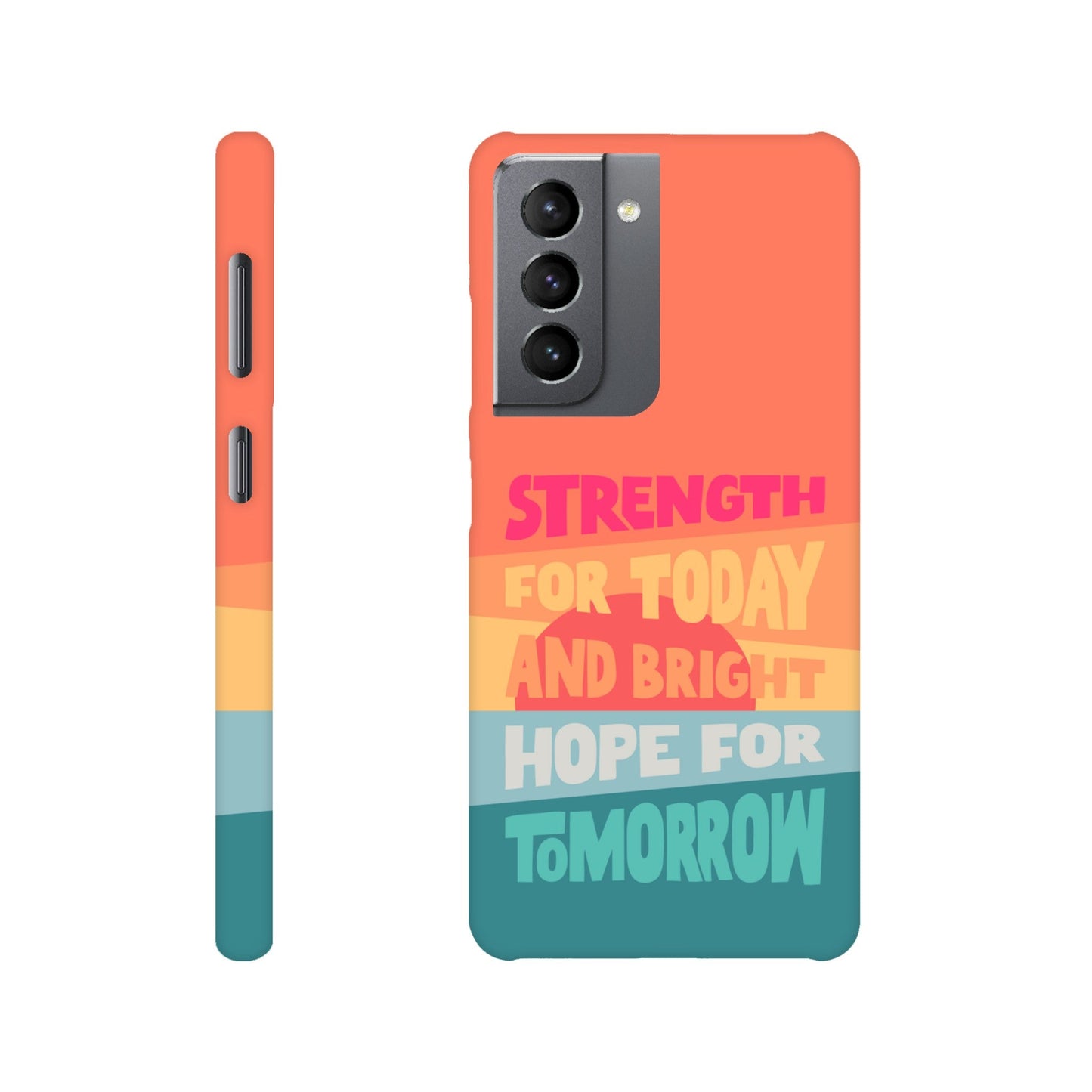 Strength for today phone case. - The Christian Poster Company