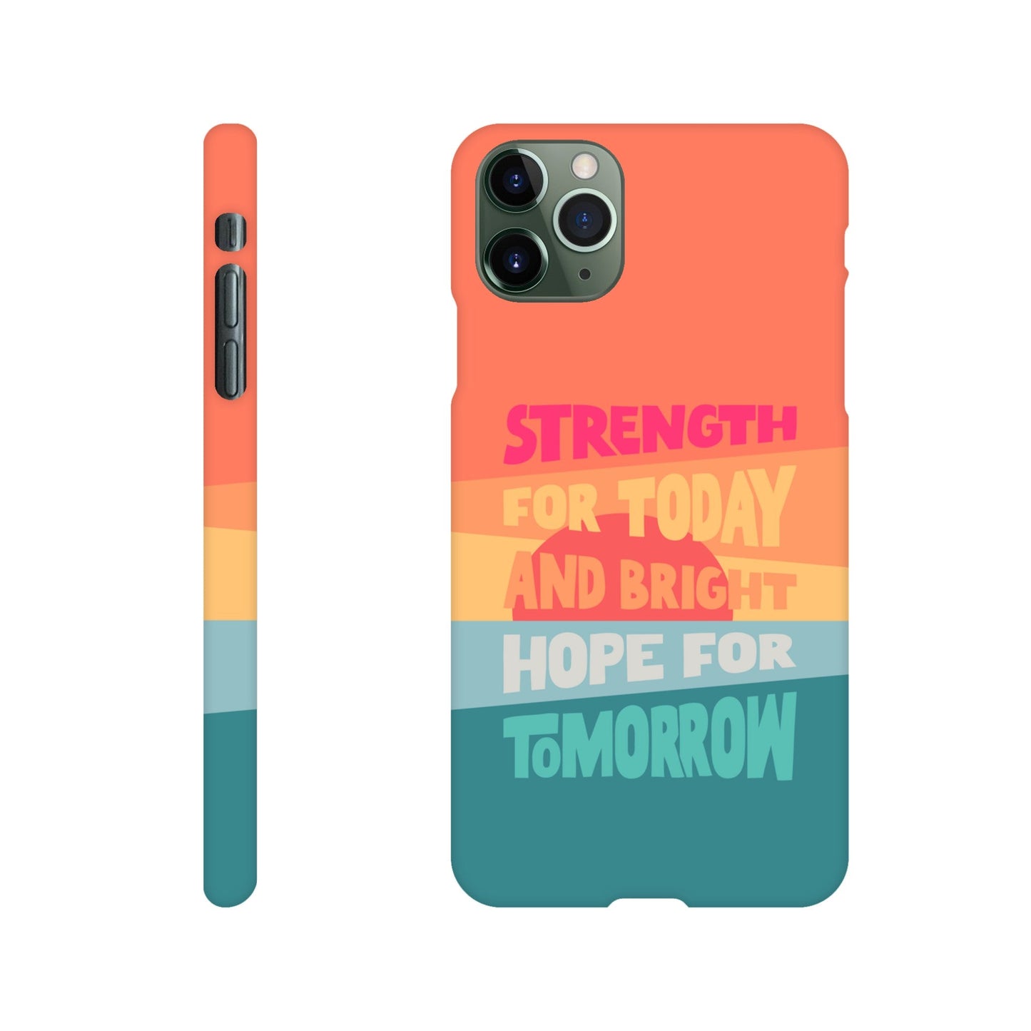 Strength for today phone case. - The Christian Poster Company