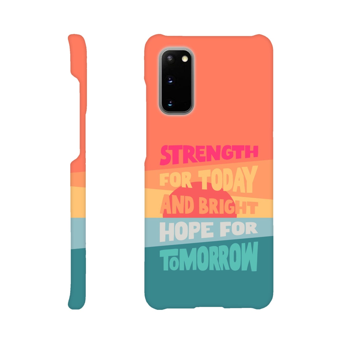 Strength for today phone case. - The Christian Poster Company