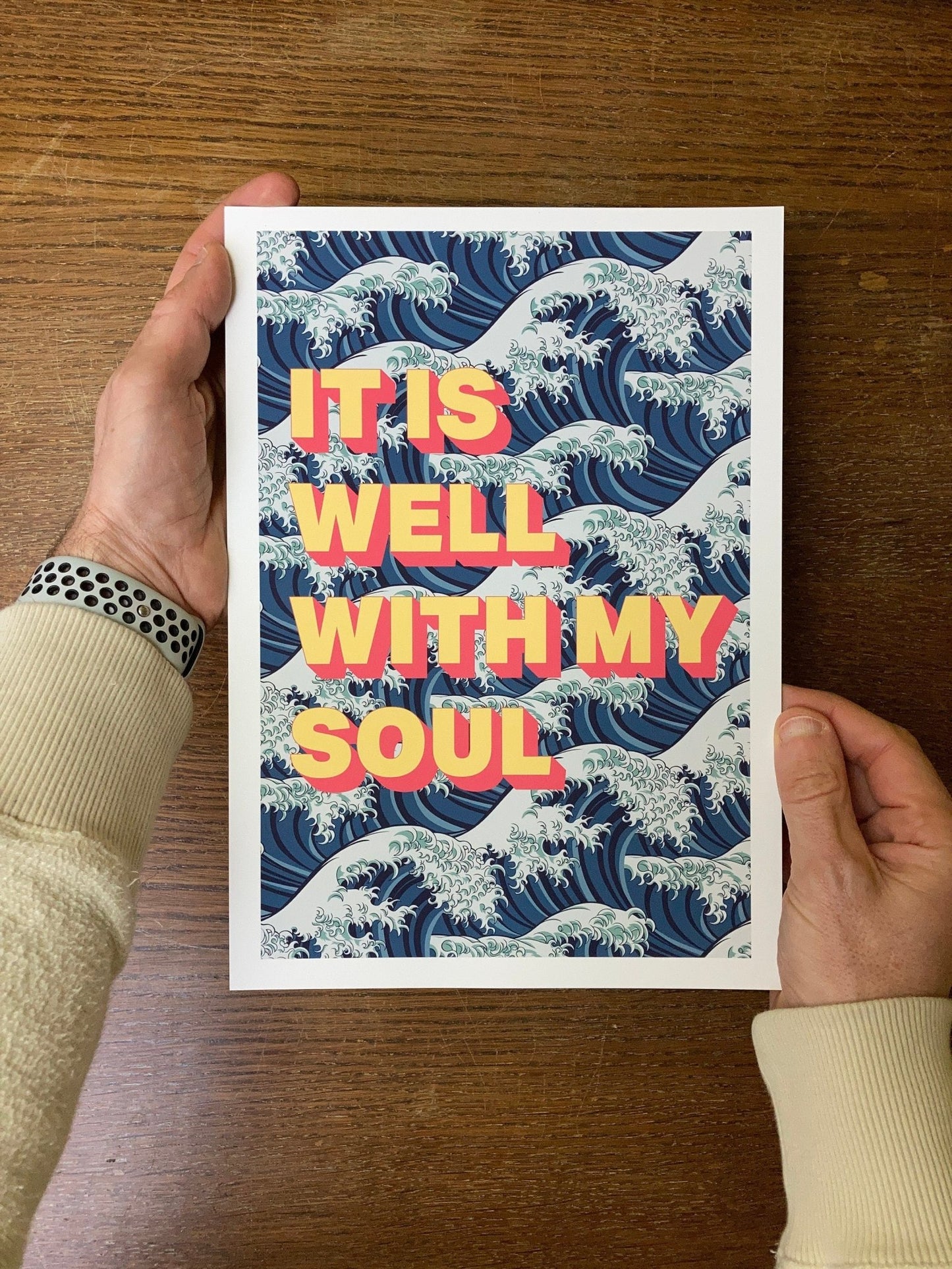 IT IS WELL Christian poster, It is well with my soul print, christian wall decor - The Christian Poster Company