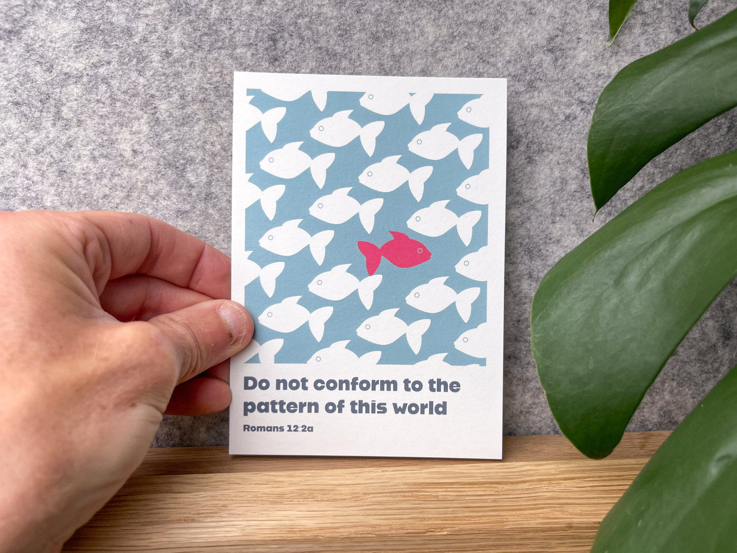 Set of Christian Postcards. Do not conform to the pattern of this world. Romans 12 verse 2 - The Christian Poster Company