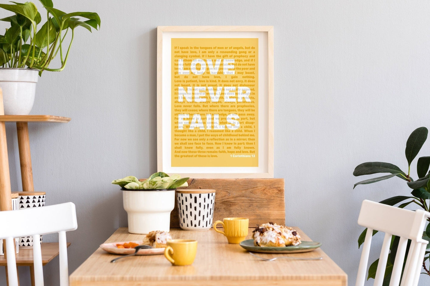 1 Corinthians 13 | Love Never Fails - The Christian Poster Company