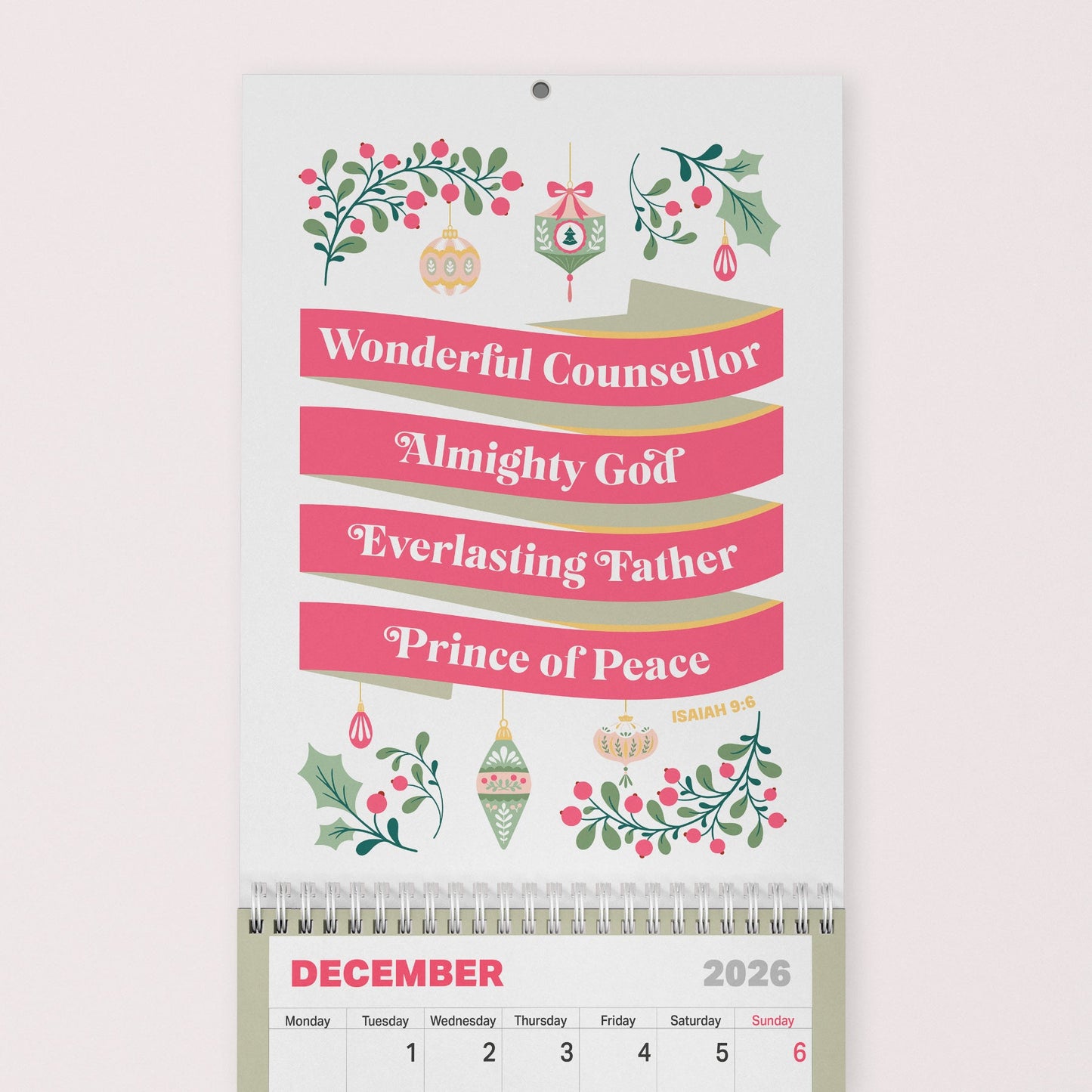 2026 Christian calendar - The Christian Poster Company