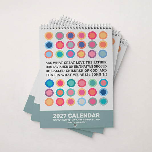 2027 Christian wall calendar