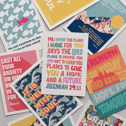 40 Christian postcards - The Christian Poster Company