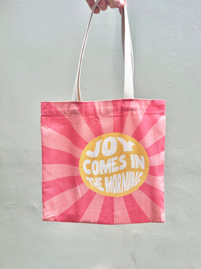 Joy Comes In The Morning tote bag