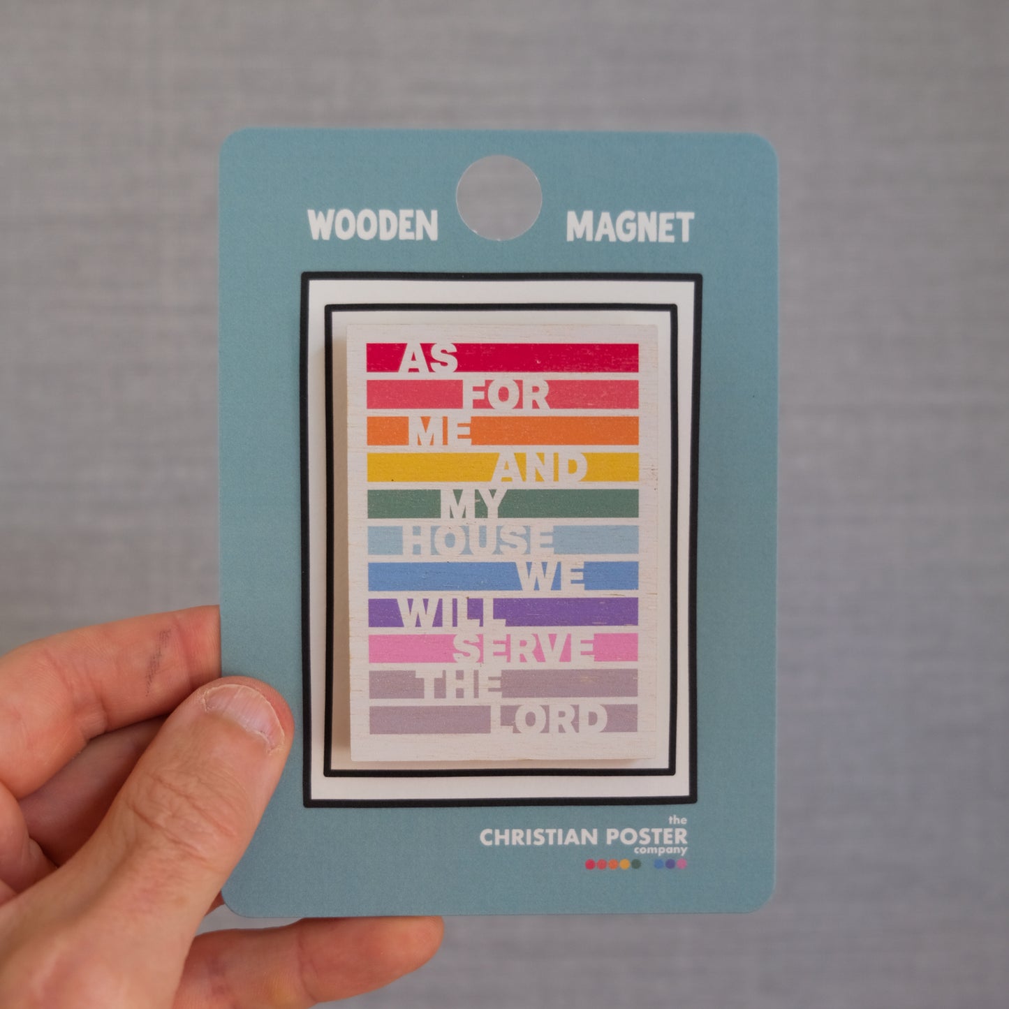 As for me and my house. Bible verse magnet.