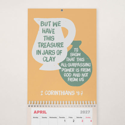 2027 Christian wall calendar