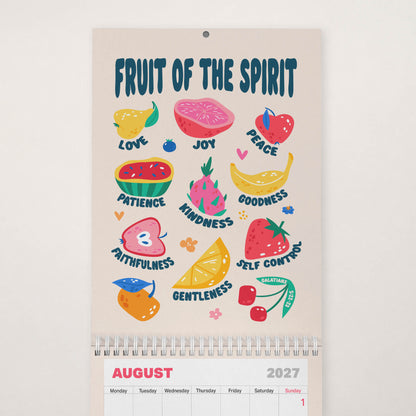 2027 Christian wall calendar