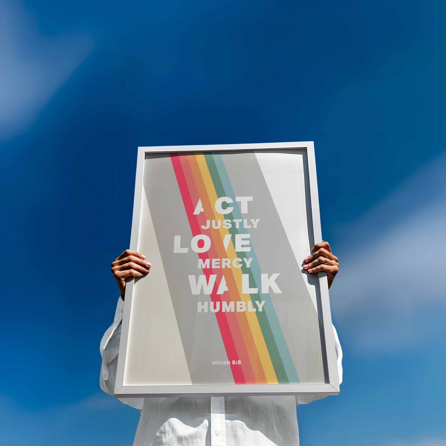 Act Justly, Love Mercy, Walk Humbly | Micah 6 verse 8 print