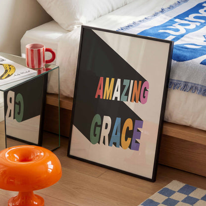 Amazing Grace poster. Wall art.