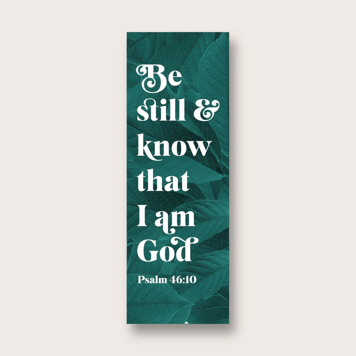 Pack of 30 Christian bookmarks. One design. Be still and know that I am God