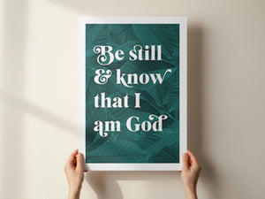 Be Still and Know leaves
