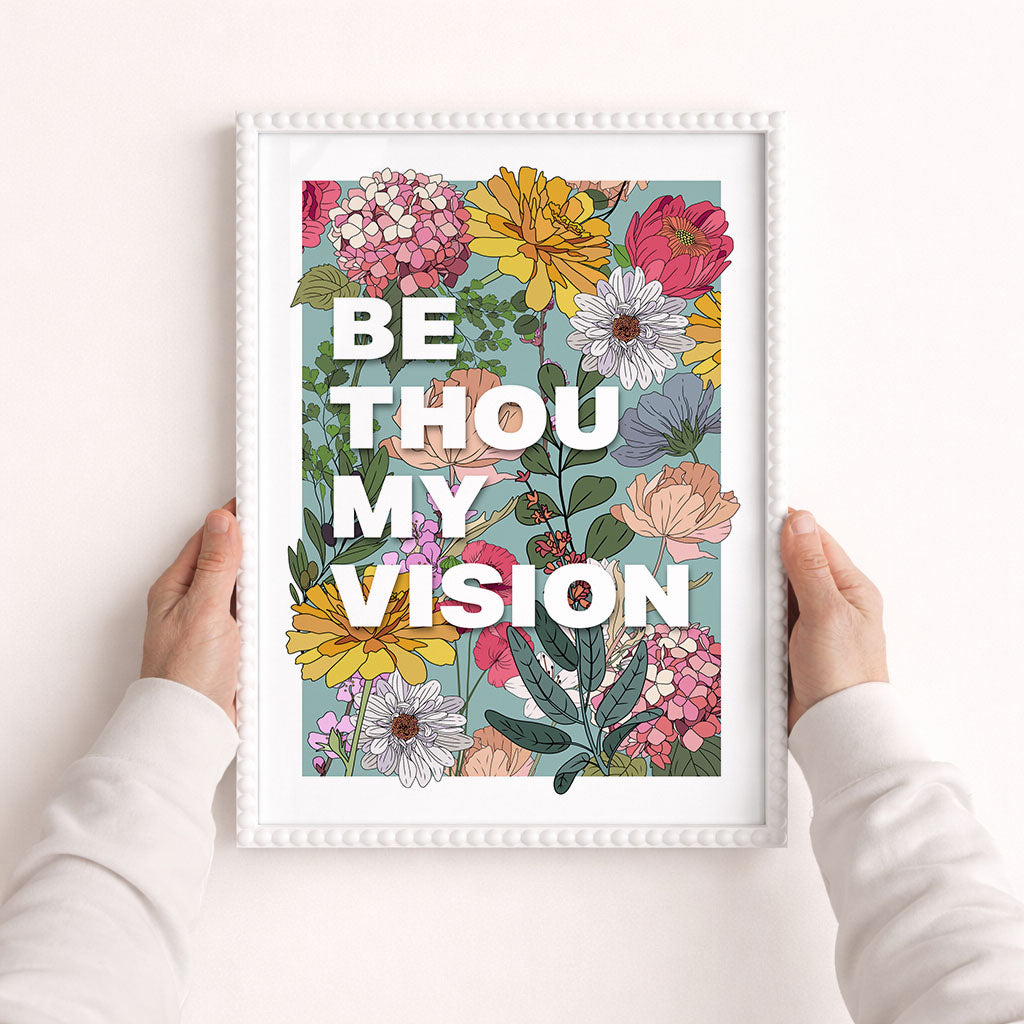 Be thou my vision A3 framed poster