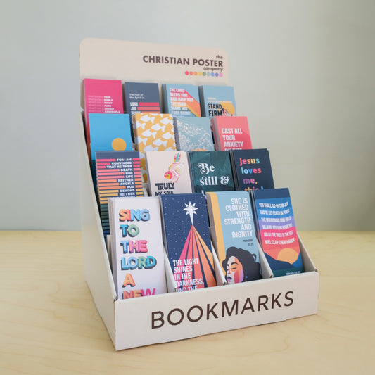 Bookmark display unit with 480 bookmarks