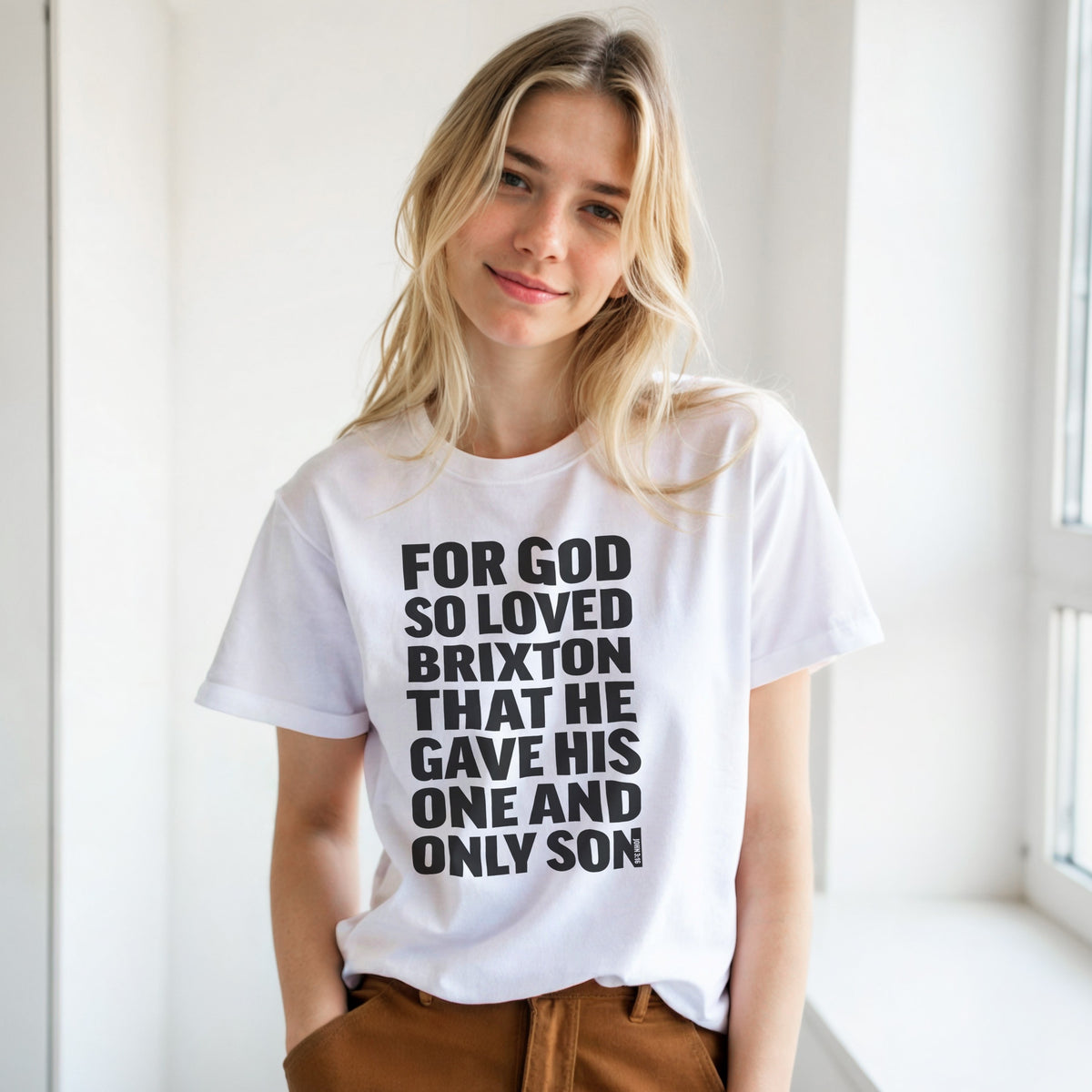 Personalised John 3:16 Christian t-shirt