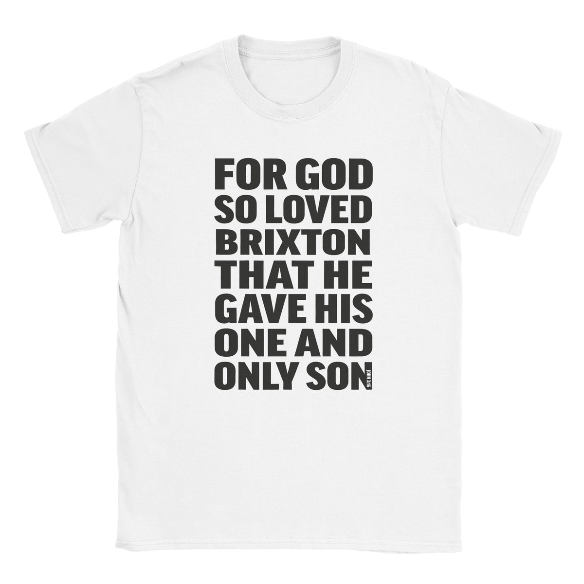 Personalised John 3:16 Christian t-shirt