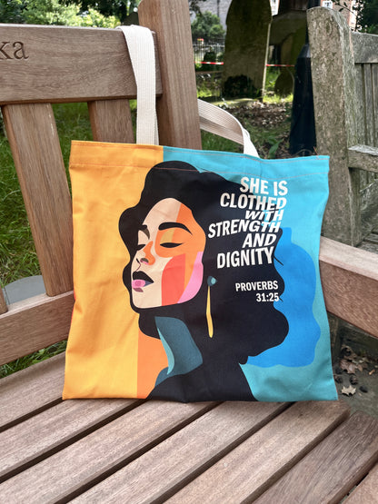 Proverbs 31 tote bag