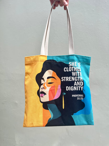 Proverbs 31 tote bag